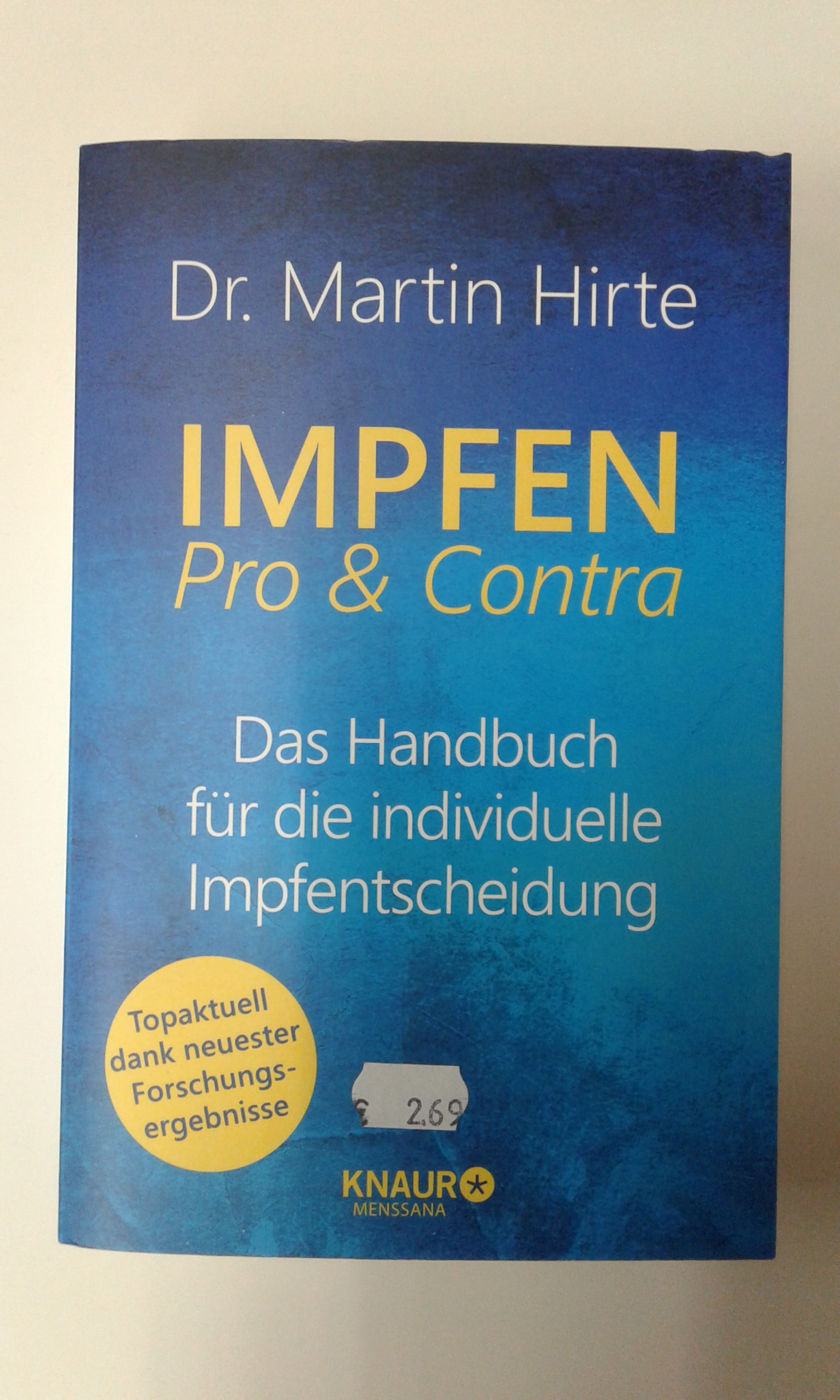 Hirte, Impfen - Pro & Contra.